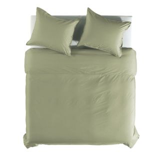 Yellow dekbedovertrek Percale (Silent Green)