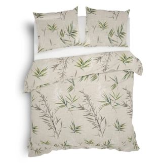Heckett & Lane Flanel dekbedovertrek Sami (Natural Green)