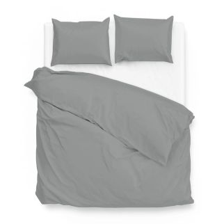 Zo! Home dekbedovertrek Satinado (Iron Grey)