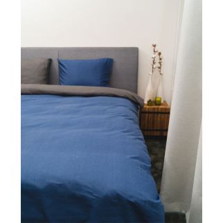 Kayori dekbedovertrek Shiiba (Navy/Antraciet)