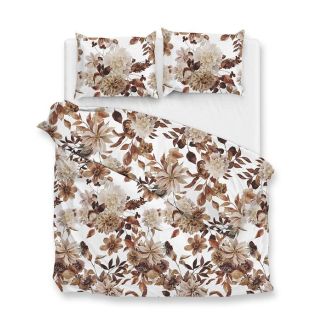 Zo! Home Flanel Dekbedovertrek Sofia (Brown)