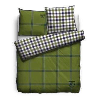 Cottonfield dekbedovertrek St. Louis (Green)