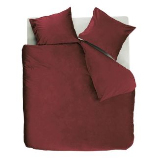 At Home by Beddinghouse dekbedovertrek Tender (Dark Red)