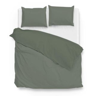 Zo! Home dekbedovertrek Velluto (Army Green)