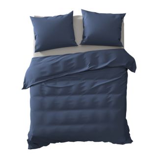 Yellow dekbedovertrek Percale (Midnight Blue)
